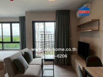 26.27 sq.m. condominium at D Condo Campus Hideaway, Khlong Luang-Chiang Rak Road, Khlong Nueng Road, Khlong Luang, Pathum Thani.