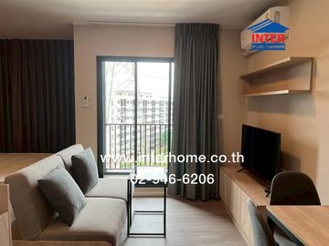 26.27 sq.m. condominium at D Condo Campus Hideaway, Khlong Luang-Chiang Rak Road, Khlong Nueng Road, Khlong Luang, Pathum Thani.