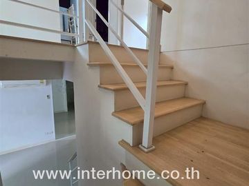 Two-story townhome, 27.2 sq.wa., The Connect 28 Village (Soi 7, end unit), Phloemsin Road, Wacharaphon Road, Sai Mai District, Bangkok.