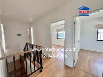 Two-story detached house, 60.1 sq.wah, V-Compound Village, Tiwanon-Rangsit, near The Nine Center Tiwanon, Tiwanon Road, Rangsit-Pathum Thani Road, Mue