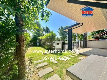 Two-story detached house, 60.1 sq.wah, V-Compound Village, Tiwanon-Rangsit, near The Nine Center Tiwanon, Tiwanon Road, Rangsit-Pathum Thani Road, Mue