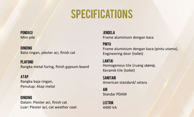 Ruko Vanya Avenue di kawasan Vanya Park BSD City