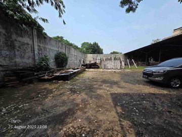 Gudang Hitung Tanah Dekat Dengan Toll di Jl Jatibening Raya Bekasi Barat