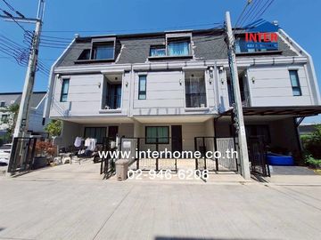 3-story townhome, 19.3 sq.wah, Great Tier Town Bangna-Theparak, Soi Thidin Thai, Theparak Road, Phraeksa Road, Bang Phli Yai, Samut Prakan.