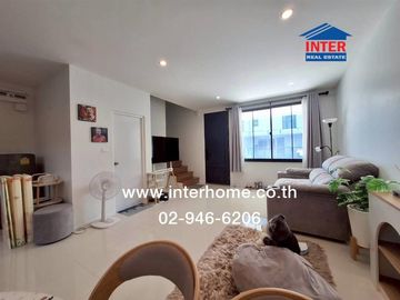 3-story townhome, 19.3 sq.wah, Great Tier Town Bangna-Theparak, Soi Thidin Thai, Theparak Road, Phraeksa Road, Bang Phli Yai, Samut Prakan.