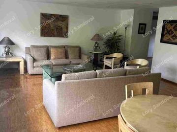 HERMOSO DEPARTAMENTO AMUEBLADO EN RENTA POLANCO