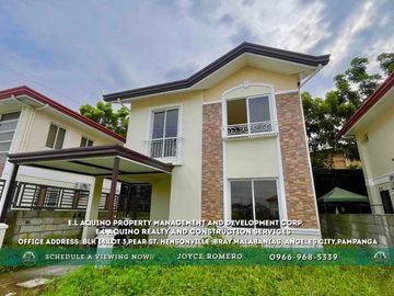 3 Bedrooms 2- Storey House For Rent I Located in a secured subdivision in Barangay Sapalibutad, Angeles City,Pampanga