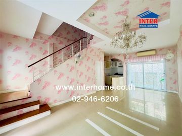 Three-story townhouse, 20 sq.wa., Klang Muang Urbanian Village, Soi Sukhumvit 113, Sukhumvit Road, Soi Dan Samrong 32, Mueang Samut Prakan, Samut Prak