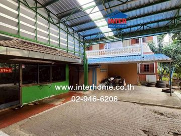 Land with existing buildings, 400 square wah (approximately 1,600 sq m). Located on Soi Tesaban Omyai 13, near Big C Omyai, Phetkasem Road, Sam Phran,