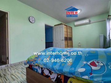 Two-story townhome, 21 sq.wa., Pruksa Ville 1 Lam Luk Ka-Khlong 2, Rangsit-Nakhon Nayok Road, Lam Luk Ka, Pathum Thani.