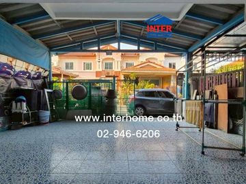 Two-story townhome, 21 sq.wa., Pruksa Ville 1 Lam Luk Ka-Khlong 2, Rangsit-Nakhon Nayok Road, Lam Luk Ka, Pathum Thani.