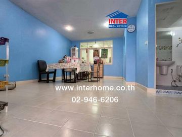 Two-story townhome, 21 sq.wa., Pruksa Ville 1 Lam Luk Ka-Khlong 2, Rangsit-Nakhon Nayok Road, Lam Luk Ka, Pathum Thani.
