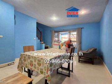 Two-story townhome, 21 sq.wa., Pruksa Ville 1 Lam Luk Ka-Khlong 2, Rangsit-Nakhon Nayok Road, Lam Luk Ka, Pathum Thani.
