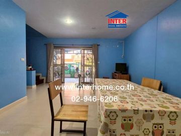 Two-story townhome, 21 sq.wa., Pruksa Ville 1 Lam Luk Ka-Khlong 2, Rangsit-Nakhon Nayok Road, Lam Luk Ka, Pathum Thani.