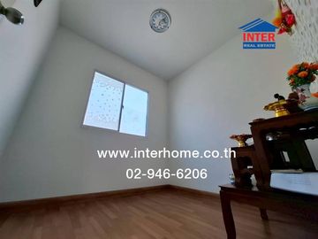 Two-story townhome, 17.8 sq.wa., Pruksa 113 Village, Bangkok-Pathum Thani, near Wat Nong Prong, Soi Wat Nong Prong, Bangkok-Pathum Thani Road, Ratchap