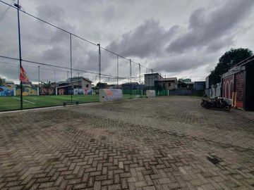 dijual tanah plus usaha mini soccer