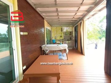 ที่ดินถมแล้วริมน้ำ เดอะลากูน 1-2 เนื้อที่ 375 ตรว. ถนนเสนา-สามโคก (3111) ตำบลท้ายเกาะ อำเภอสามโคก ปทุมธานี