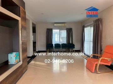 Two-story detached house, 55.9 sq.wah, Saransiri Tiwanon Chaengwattana 2 Village, near Phra Haruthai Nonthaburi School, Tiwanon Road, Mueang Pathum Th