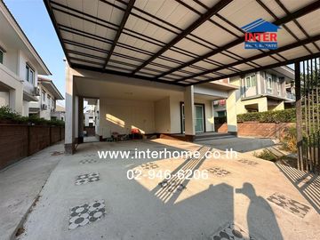 Two-story detached house, 55.9 sq.wah, Saransiri Tiwanon Chaengwattana 2 Village, near Phra Haruthai Nonthaburi School, Tiwanon Road, Mueang Pathum Th