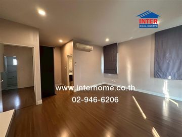 Two-story detached house, 55.9 sq.wah, Saransiri Tiwanon Chaengwattana 2 Village, near Phra Haruthai Nonthaburi School, Tiwanon Road, Mueang Pathum Th