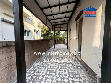 Two-story detached house, 55.9 sq.wah, Saransiri Tiwanon Chaengwattana 2 Village, near Phra Haruthai Nonthaburi School, Tiwanon Road, Mueang Pathum Th