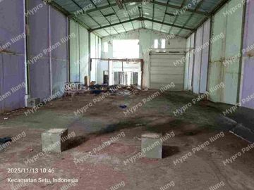Gudang bandara mas termurah 2 lantai lt 1010 jual cepat
