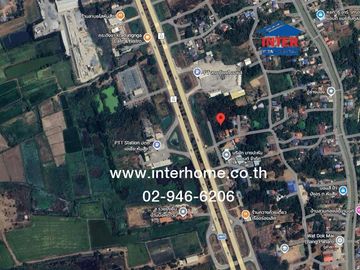 A vacant land plot of 1 rai and 153 square wah (approximately 1,400 square meters). The land is already filled and leveled, and is located on the Asia
