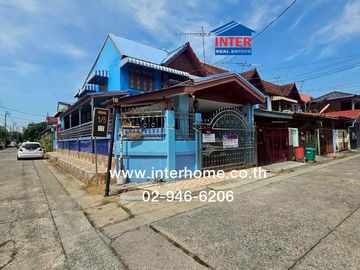 Two-story townhouse, 29.9 sq.wah, Don Mueang Villa 2, Soi Phoemsin 16, Sukhaphiban 5 Road, Phahonyothin 54/1 Road, Sai Mai District, Bangkok.