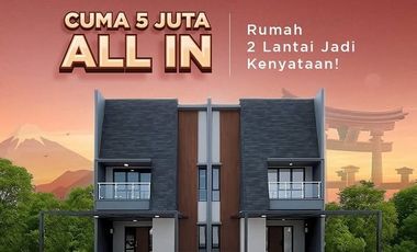 Rumah 2 Lantai dekat dengan Summarecon Bekasi Cuma Modal 5 Juta All IN