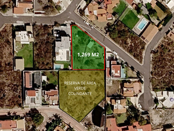 Terreno de 1,269 m2 en Venta en Vista Real