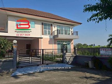 บ้านเดี่ยว เกษมสุข ลำลูกกา คลอง 7 (ใกล้ตลาดชัชวาล) เนื้อที่ 79.3 ตรว. ตำบลบึงคำสร้อย อำเภอลำลูกกา จังหวัดปทุมธานี
