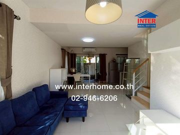 Two-story townhome, 28.3 sq.wah, The Connect 20 Watcharapol-Permsin Village, Soi Permsin 62, Permsin Road, Watcharapol Road, Sai Mai District, Bangkok