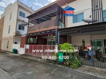 Two-story townhome, 27.2 sq.wah, The Vertical Village, Lam Luk Ka, Khlong 4, Rangsit-Nakhon Nayok Road, Chotiwet Road, Lam Luk Ka, Pathum Thani.