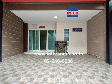 Two-story townhome, 27.2 sq.wah, The Vertical Village, Lam Luk Ka, Khlong 4, Rangsit-Nakhon Nayok Road, Chotiwet Road, Lam Luk Ka, Pathum Thani.
