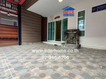 Two-story townhome, 27.2 sq.wah, The Vertical Village, Lam Luk Ka, Khlong 4, Rangsit-Nakhon Nayok Road, Chotiwet Road, Lam Luk Ka, Pathum Thani.