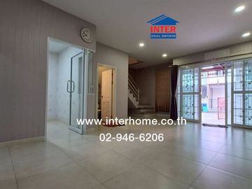 Two-story townhome, 27.2 sq.wah, The Vertical Village, Lam Luk Ka, Khlong 4, Rangsit-Nakhon Nayok Road, Chotiwet Road, Lam Luk Ka, Pathum Thani.