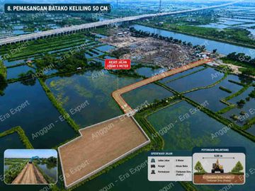 Cuma disini beli tanah Marunda paling Murah (jakarta Utara) ½jam dari Kawasan Berikat Nusantara (KBN)