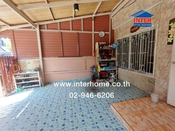 Two-story townhome, 22.7 sq.wa., Yu Charoen 3 Village, Lam Luk Ka - Khlong 4, near Lad Sawai Central Market, Lam Luk Ka Road, Phra Ong Chao Sai Road,