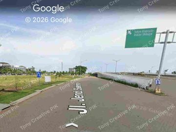 Kavling Komersil 2.220m² Depan Tokyo Riverside – Akses Dua Muka (ROW 50m & 30m)