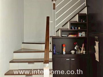 Two-story townhome, 21.8 sq.wa., Habitown Watcharapol Village, Watcharapol Road, Ramintra Road, Sai Mai District, Bangkok.