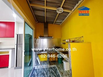 Two-story townhome, 21.8 sq.wa., Habitown Watcharapol Village, Watcharapol Road, Ramintra Road, Sai Mai District, Bangkok.
