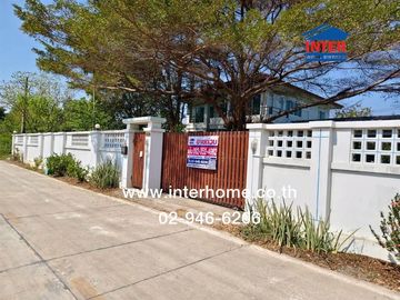 Two-story detached house, 420 sq.w., located in Soi Khlong Si Tawan Ok 43, near Khlong Luang Bus Terminal, Khlong Luang Road, Khlong Luang, Pathum Tha