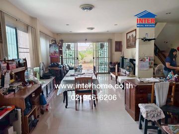 Two-story detached house, 420 sq.w., located in Soi Khlong Si Tawan Ok 43, near Khlong Luang Bus Terminal, Khlong Luang Road, Khlong Luang, Pathum Tha