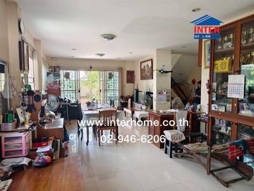 Two-story detached house, 420 sq.w., located in Soi Khlong Si Tawan Ok 43, near Khlong Luang Bus Terminal, Khlong Luang Road, Khlong Luang, Pathum Tha