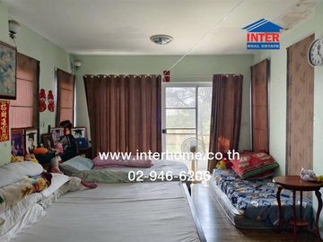 Two-story detached house, 420 sq.w., located in Soi Khlong Si Tawan Ok 43, near Khlong Luang Bus Terminal, Khlong Luang Road, Khlong Luang, Pathum Tha