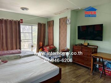 Two-story detached house, 420 sq.w., located in Soi Khlong Si Tawan Ok 43, near Khlong Luang Bus Terminal, Khlong Luang Road, Khlong Luang, Pathum Tha