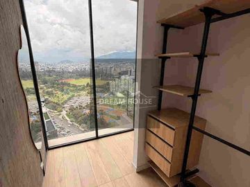 Renta de Departamento Amoblado, 3 dormitorios, Sector La Carolina, Edificio IQON