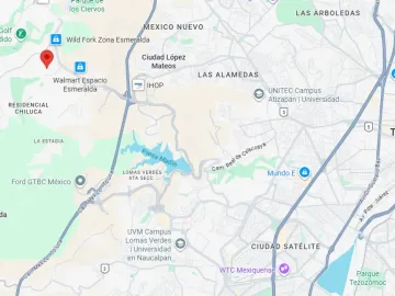 CASA EN RESIDENCIAL LOMAS DE VALLE ESCONDIDO, ATIZAPAN, EDOMEX. REMATE ADJUDICADO