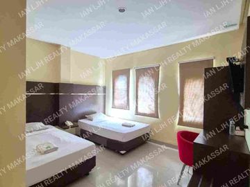HOTEL SIAP PAKAI PERINTIS MAKASSAR. 7 LANTAI. ADA ROOFTOP. BALLROOM & LIFT.