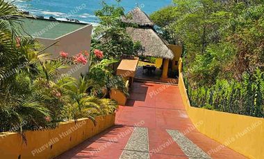 RENTA CASA CON VISTA AL MAR      BAHIAS DE HUATULCO